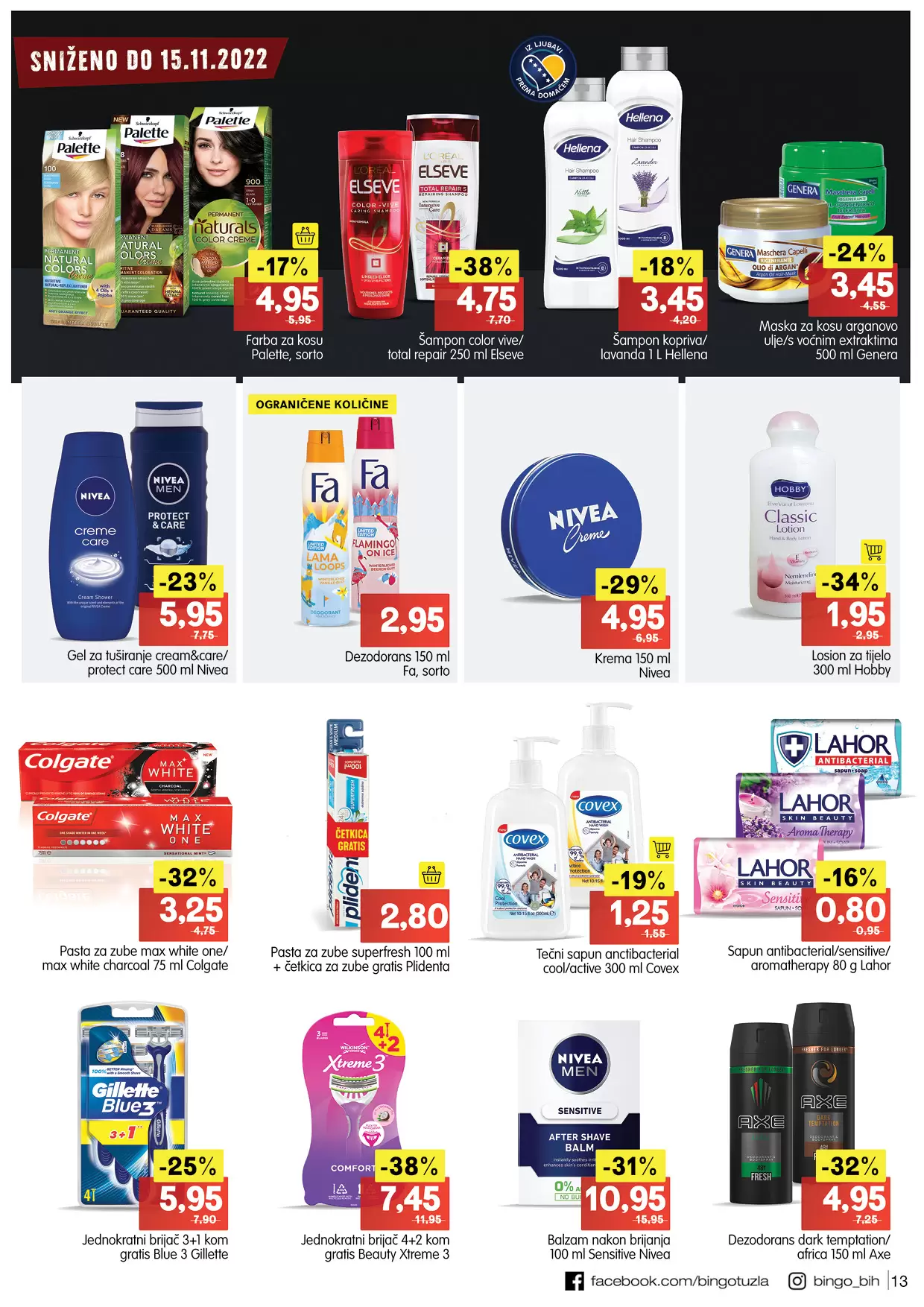 Bingo katalog NOVEMBAR 2022 - akcija sniženja 1-13.11.2022.