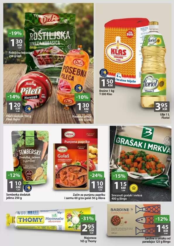 Bingo vikend akcija ULJE Floriol 1l 3,95 KM - Bingo katalog 3-6.11.2022.