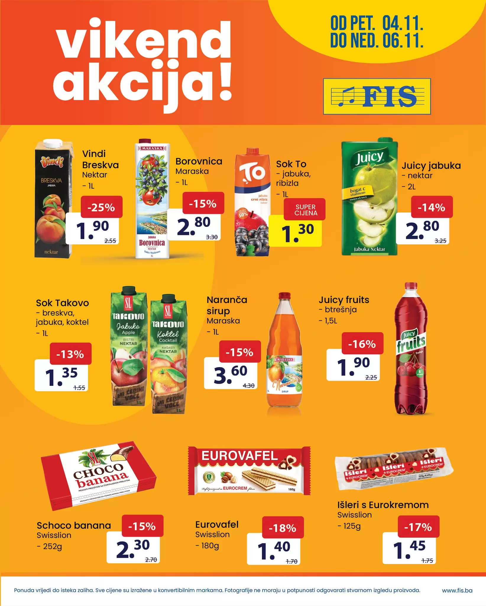 Fis vikend akcija 4-6.11.2022. 