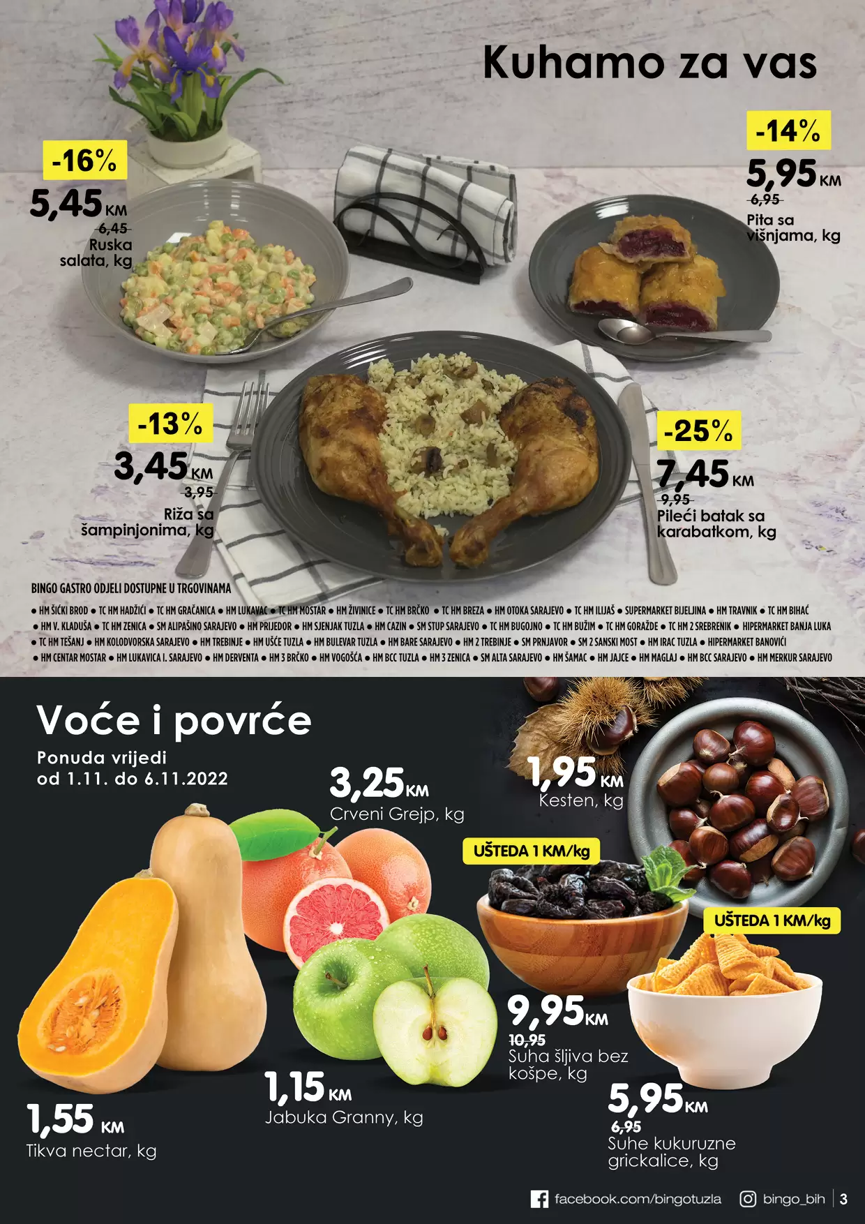 Bingo katalog NOVEMBAR 2022 - akcija sniženja 1-13.11.2022.