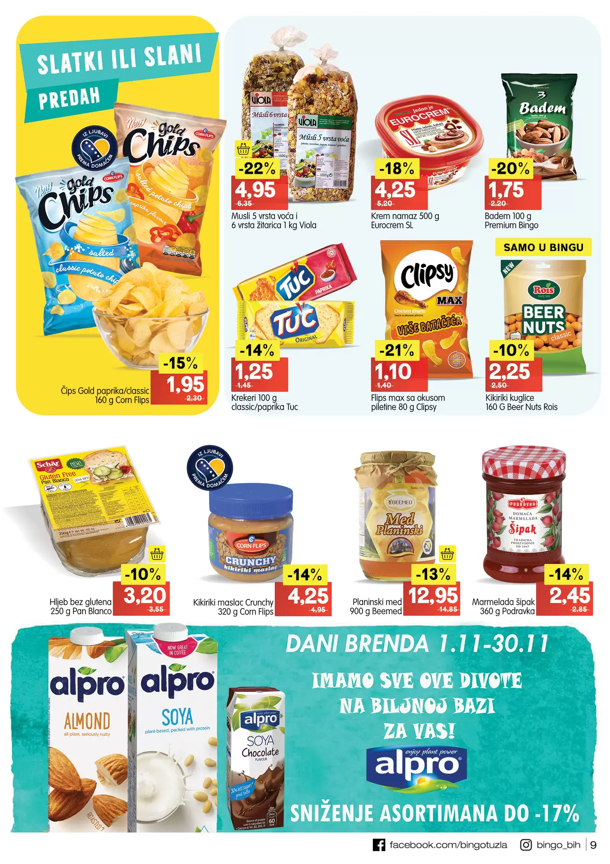 Bingo katalog NOVEMBAR 2022 - akcija sniženja 1-13.11.2022.
