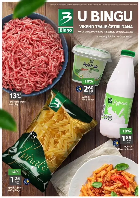 Bingo vikend akcija SNIŽENJE do 40% -katalog 10-13.11.2022. 