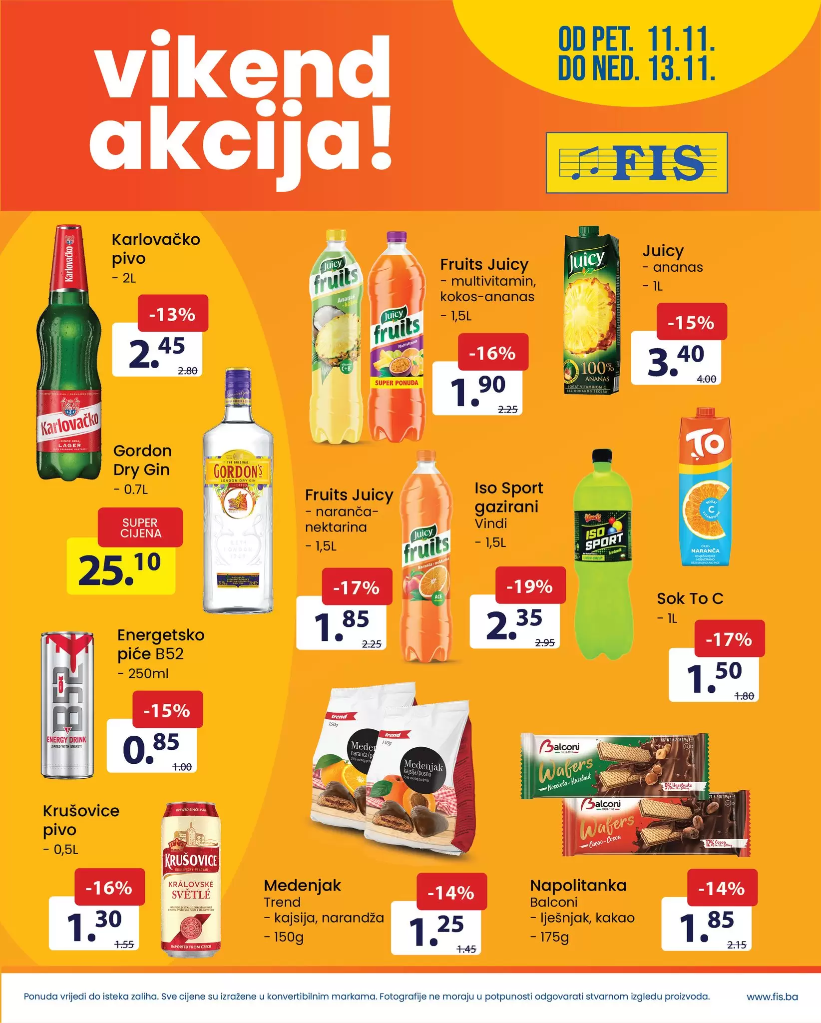Fis vikend akcija 11-13.11.2022.