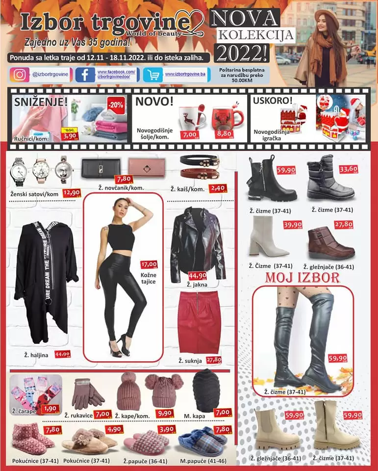 Izbor trgovine katalog NOVEMBAR - akcija 12-18.11.2022. 
