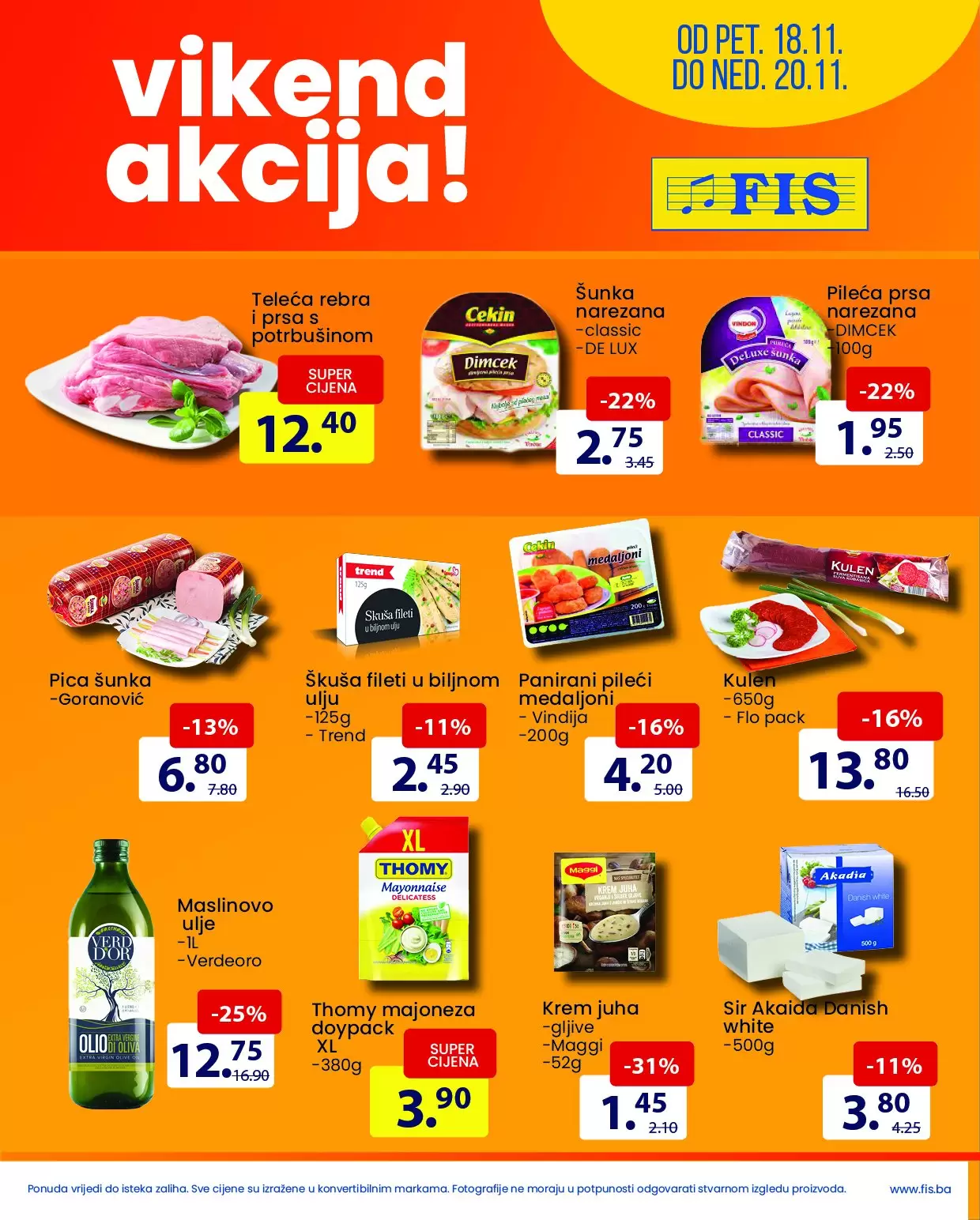 Fis vikend akcija 18-20.11.2022.