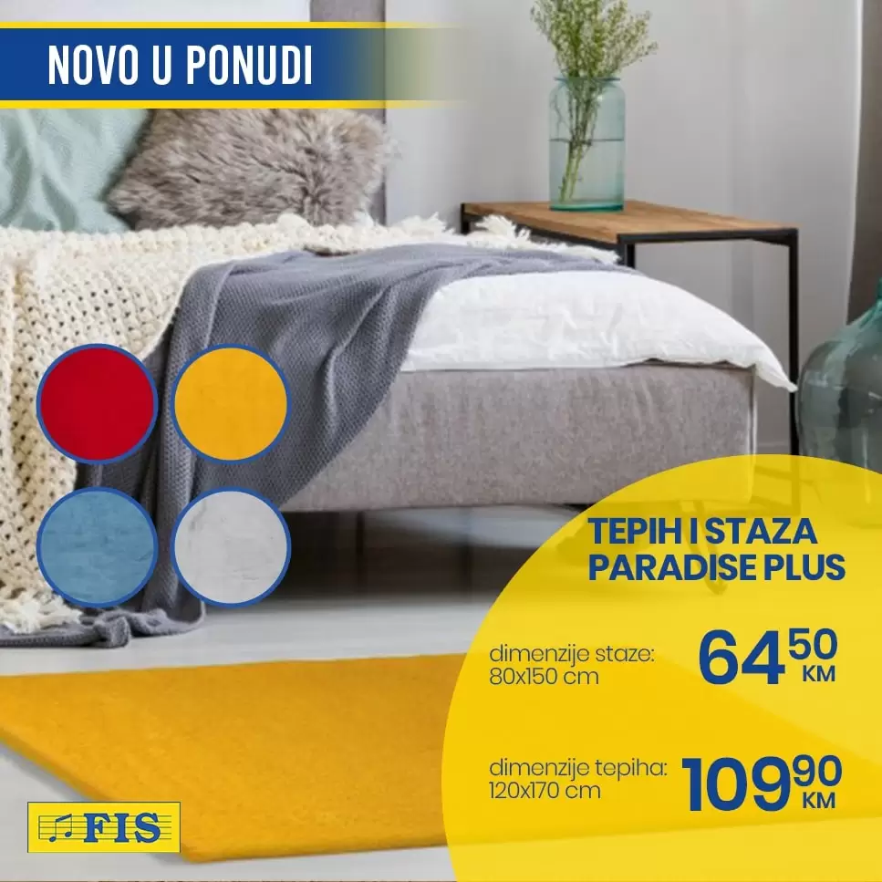 TEPISI I STAZE Novo u Fis ponudi! 
