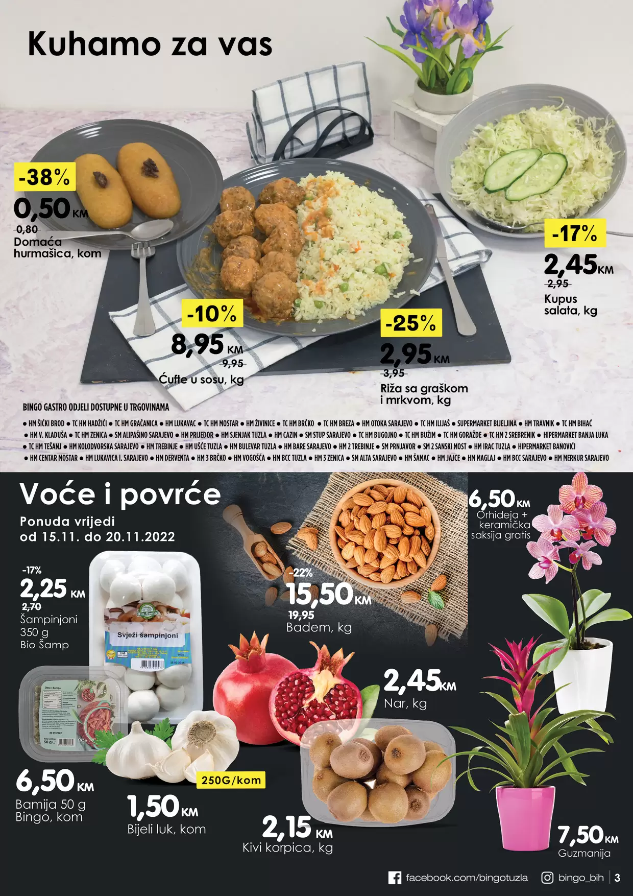 Bingo Katalog NOVEMBAR 2022- akcija sniženja 15-27.11.2022.