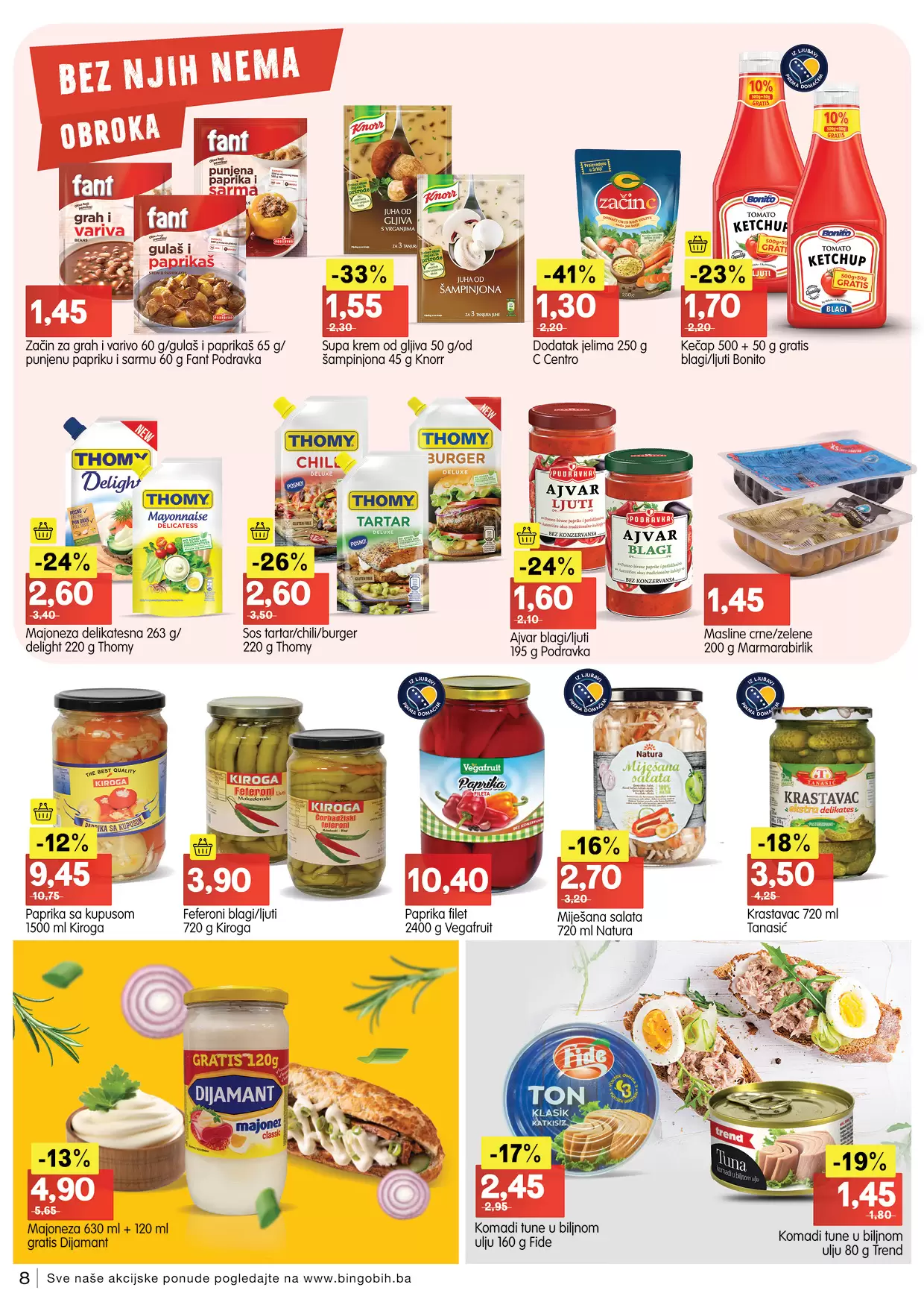 Bingo Katalog NOVEMBAR 2022- akcija sniženja 15-27.11.2022.