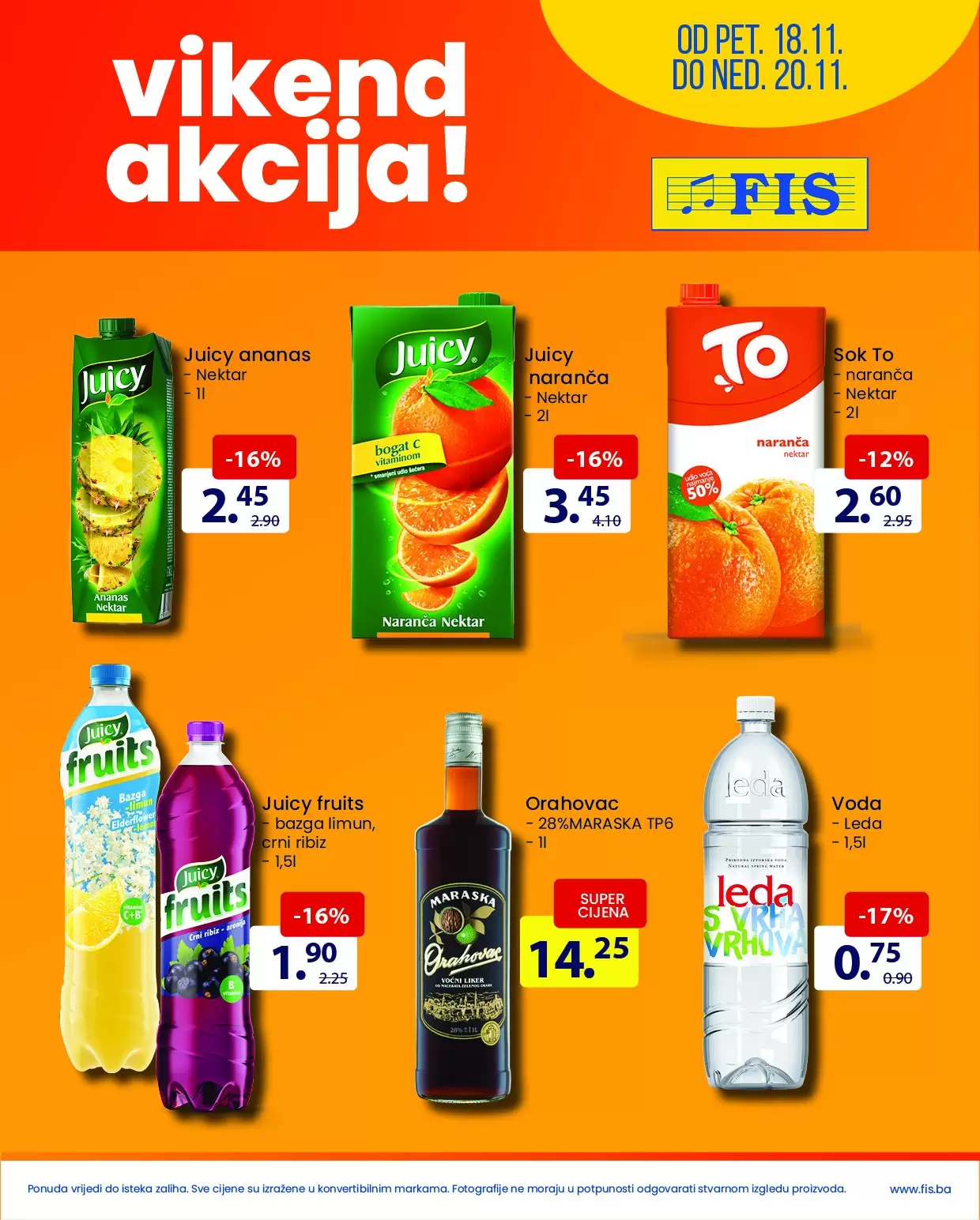 Fis vikend akcija 18-20.11.2022.