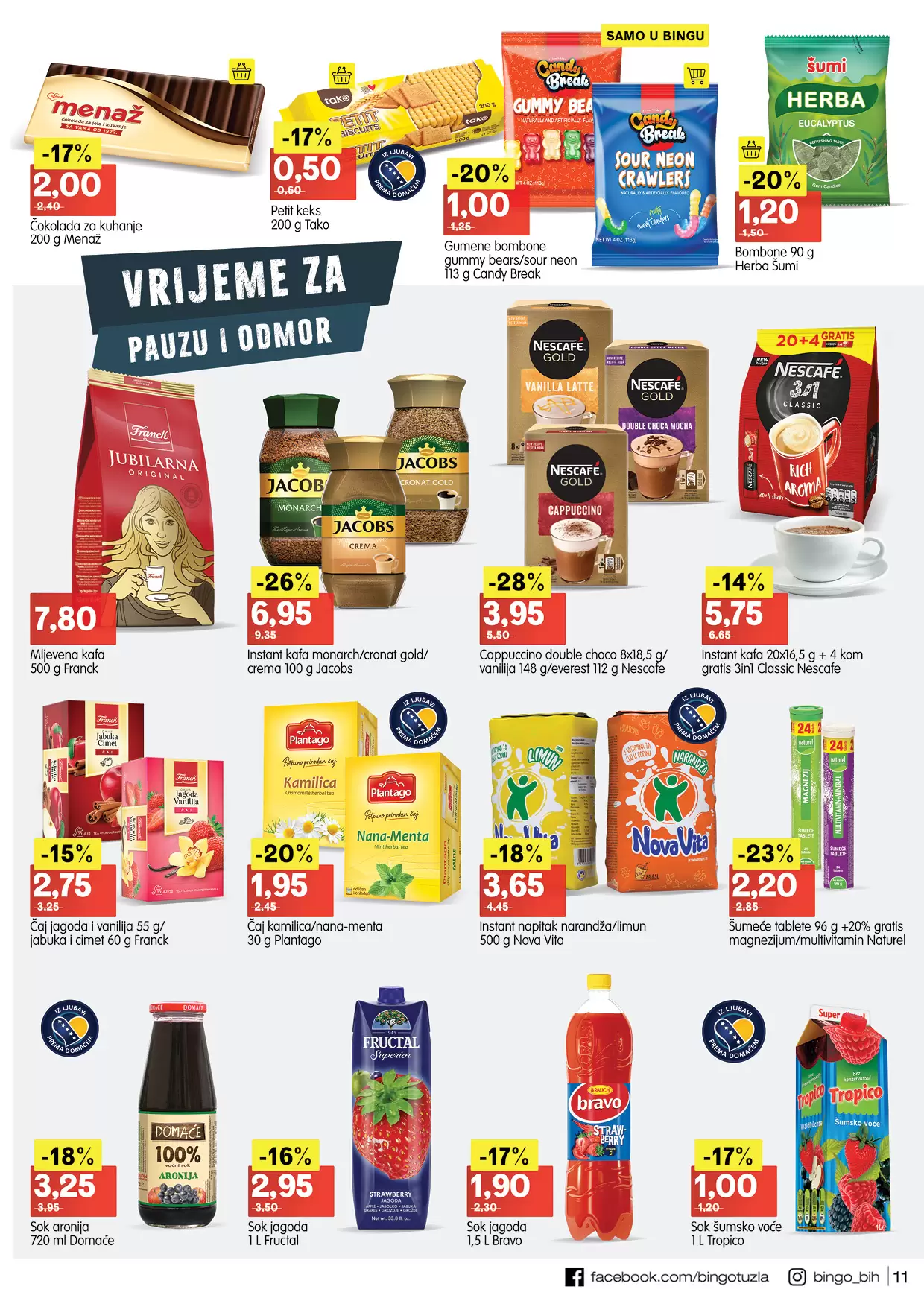 Bingo Katalog NOVEMBAR 2022- akcija sniženja 15-27.11.2022.