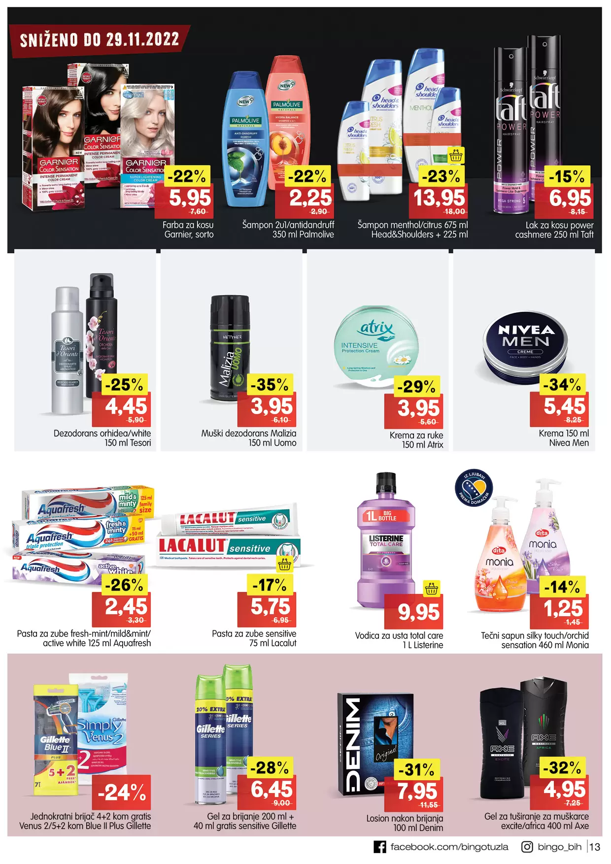 Bingo Katalog NOVEMBAR 2022- akcija sniženja 15-27.11.2022.