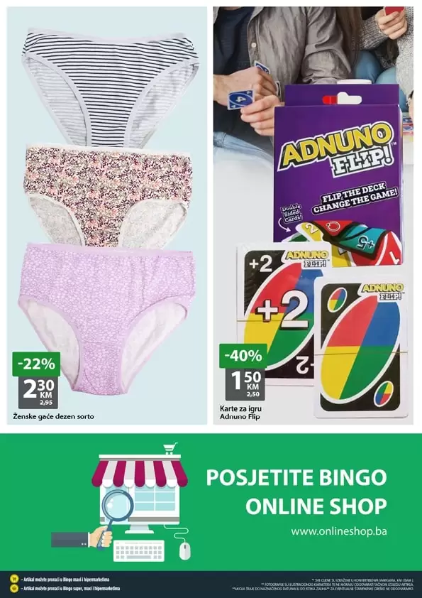 Bingo vikend akcija 17-20.11.2022.