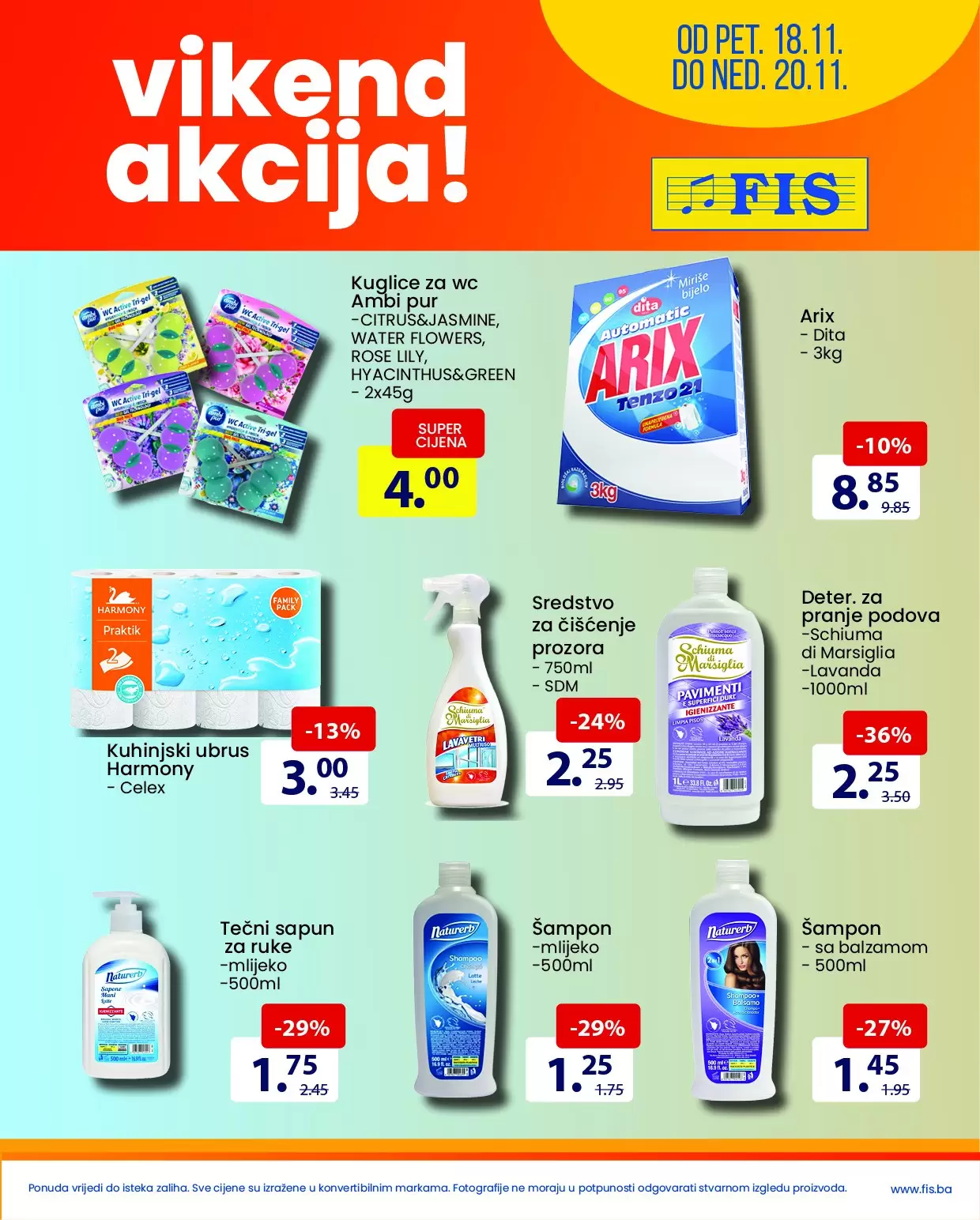 Fis vikend akcija 18-20.11.2022.