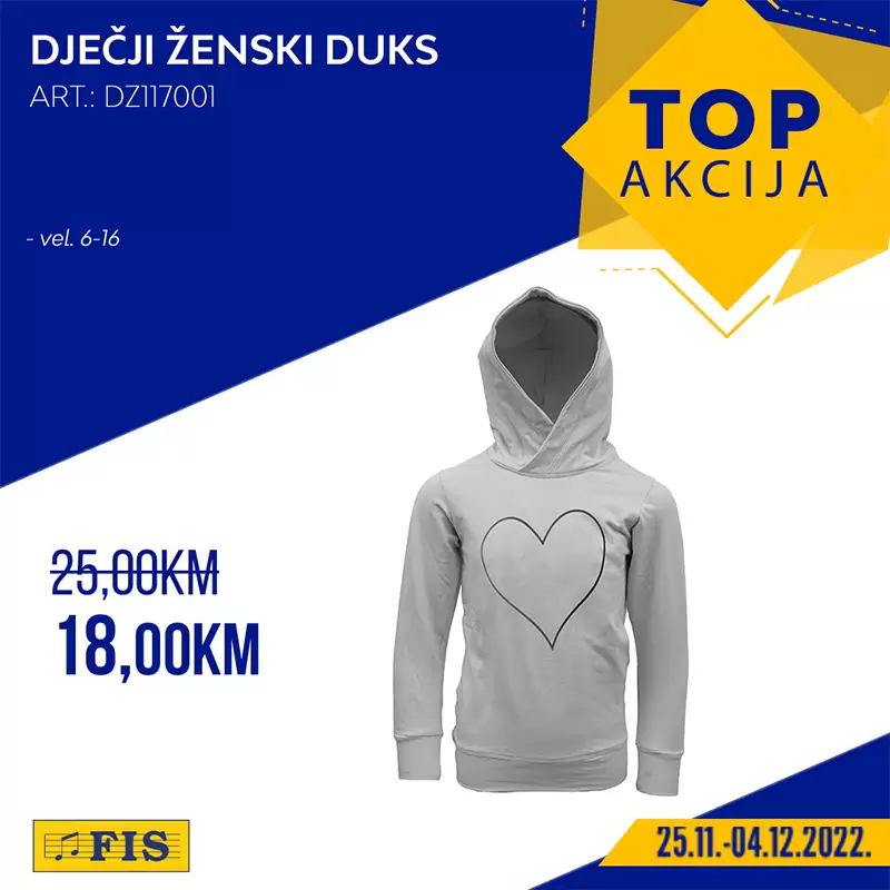 Fis TOP AKCIJA za TOP artikle 25.11-4.12.2022.