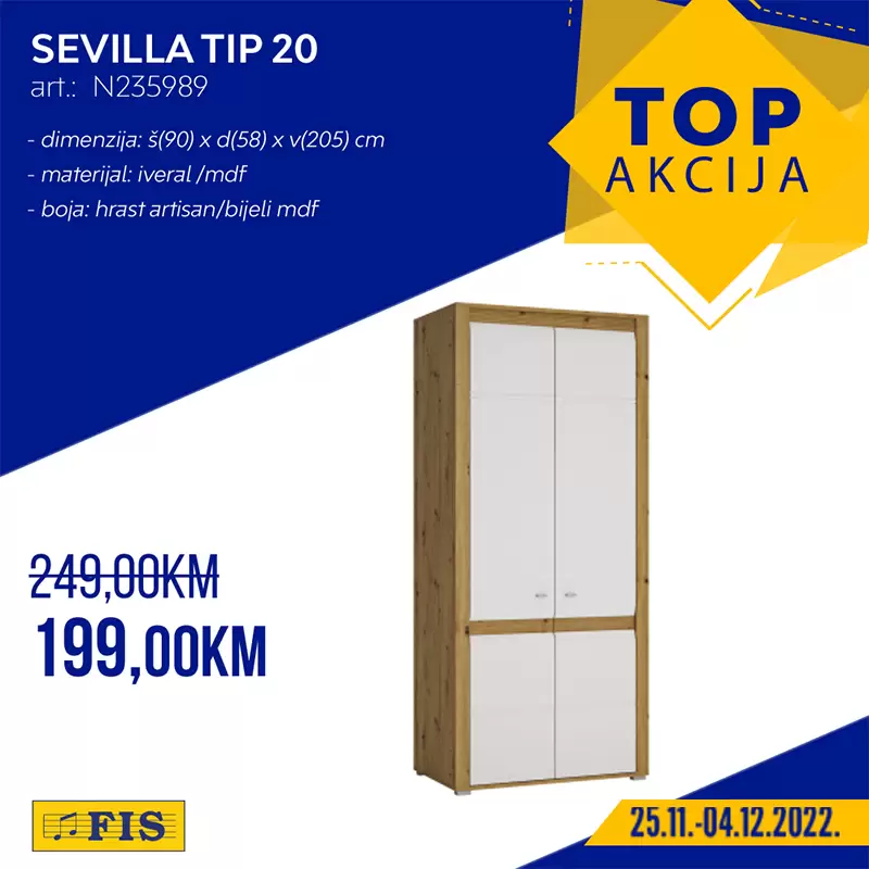 Fis TOP AKCIJA za TOP artikle 25.11-4.12.2022.