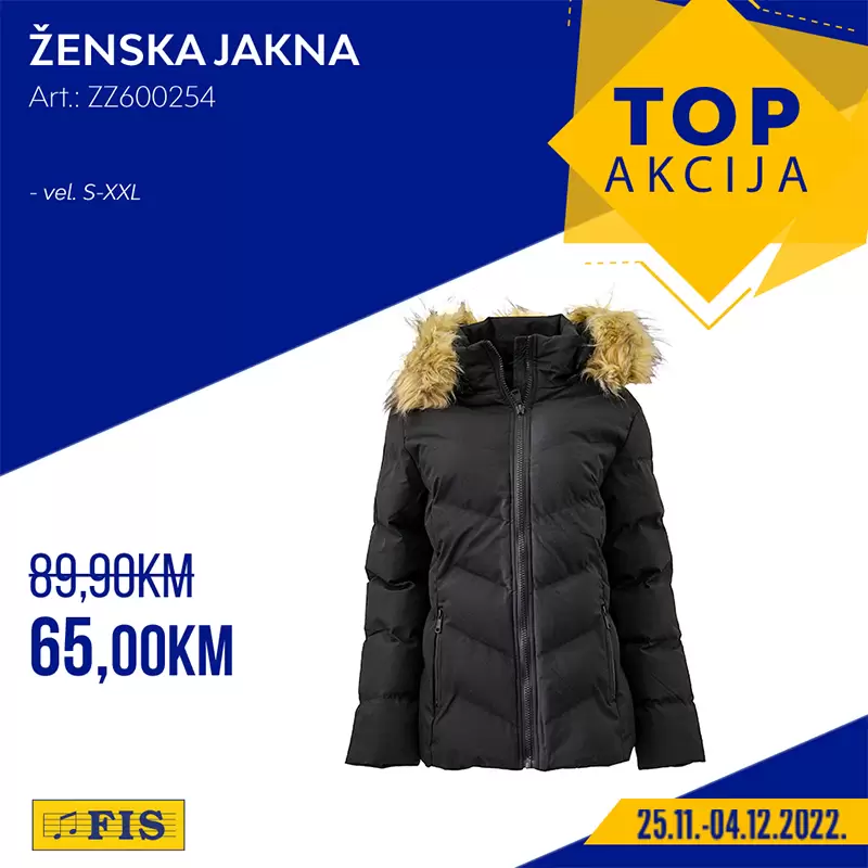 Fis TOP AKCIJA za TOP artikle 25.11-4.12.2022.