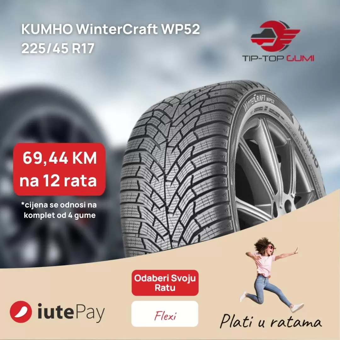 iutePay ZIMSKE GUME novmbar 2022 KUPOVINA NA RATE