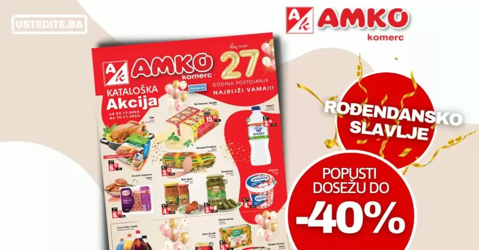 Amko katalog SNIŽENJE do 40% - akcija 3-16.11.2022.