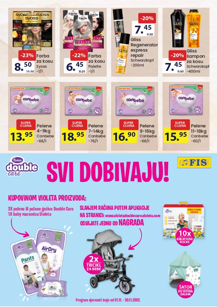 FIS katalog NOVEMBAR 2022 - akcija sniženja 1-14.11.2022.