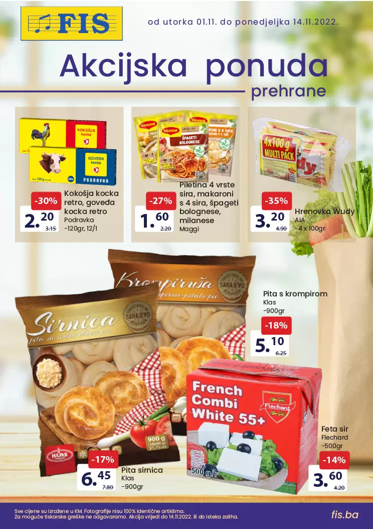 FIS katalog NOVEMBAR 2022 - akcija sniženja 1-14.11.2022.
