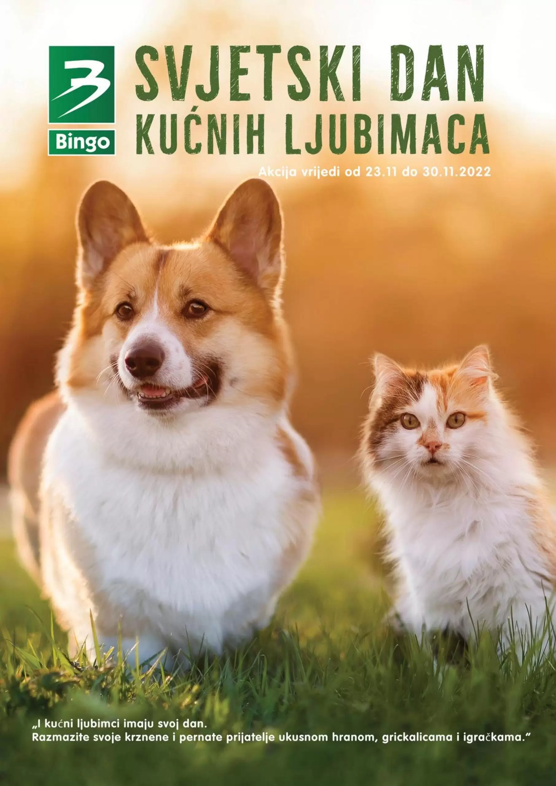 Bingo katalog Kućni ljubimci 23-30.11.2022.