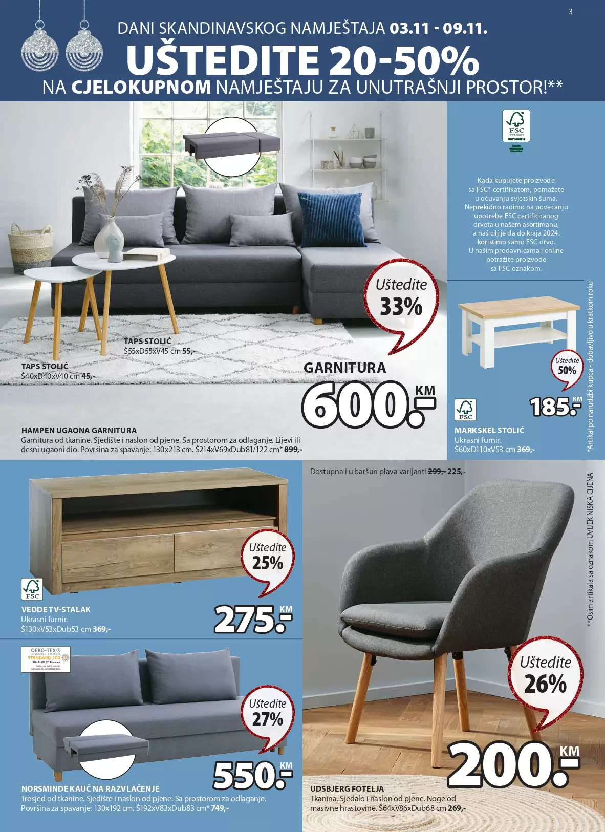 Jysk katalog NOVOGODIŠNJE SNIŽENJE 3-16.11.2022. 