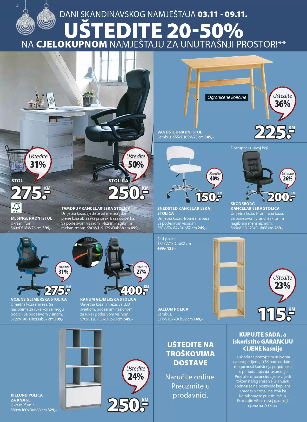 Jysk katalog NOVOGODIŠNJE SNIŽENJE 3-16.11.2022. 