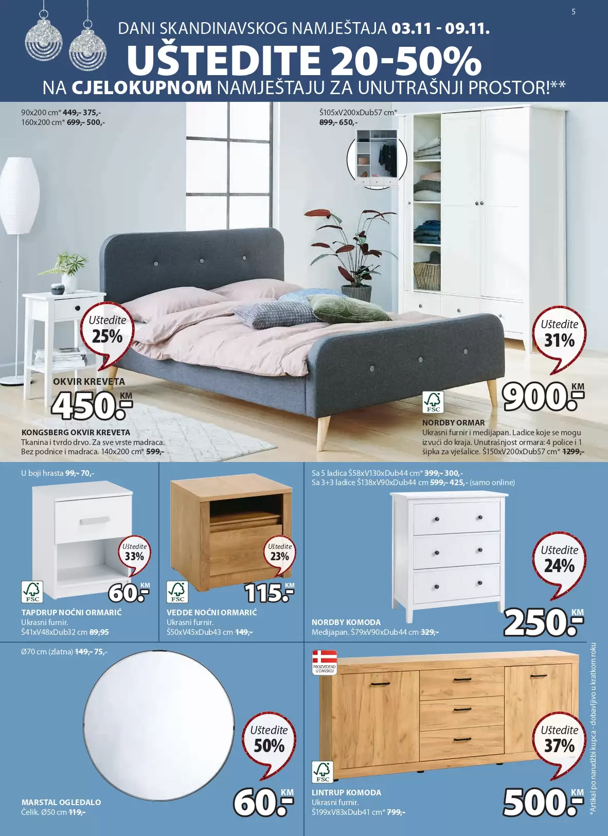 Jysk katalog NOVOGODIŠNJE SNIŽENJE 3-16.11.2022. 