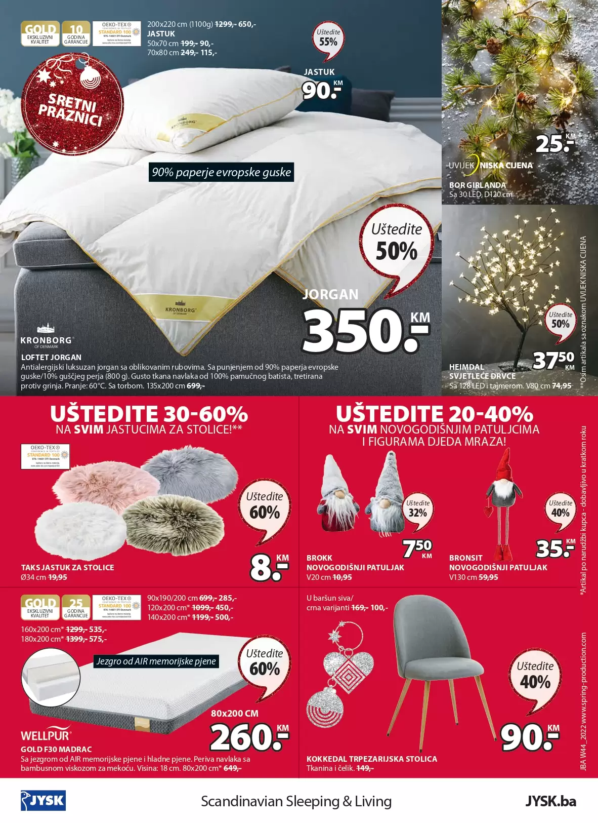 Jysk katalog NOVOGODIŠNJE SNIŽENJE 3-16.11.2022.