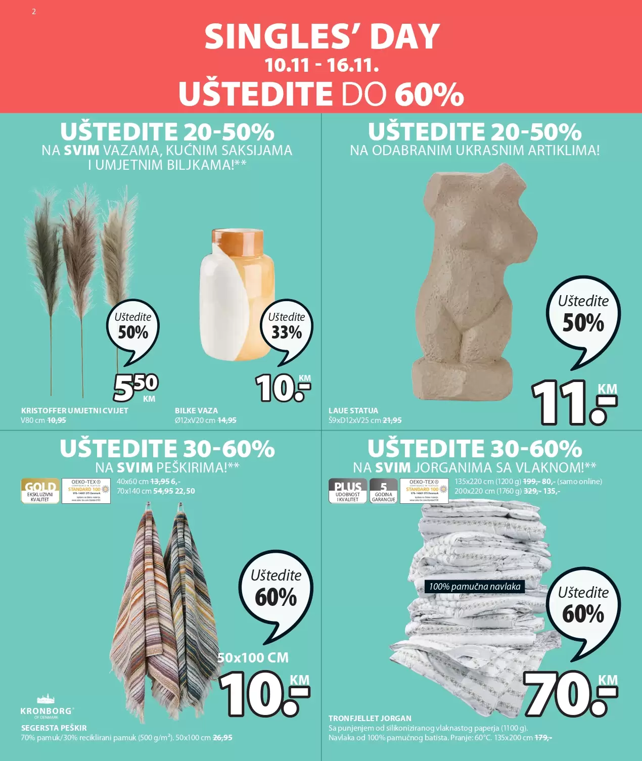 Jysk katalog SINGLES' DAY 10-23.11.2022.