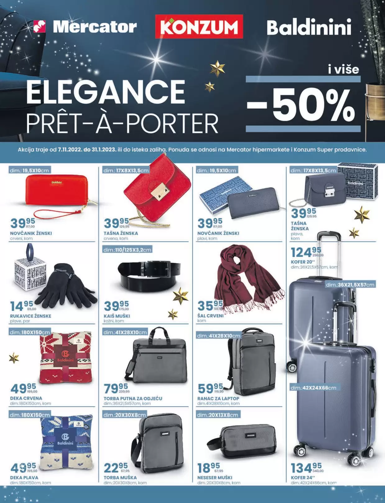 Mercator katalog ~ Praznična akcija 17.11.2022-15.1.2023.