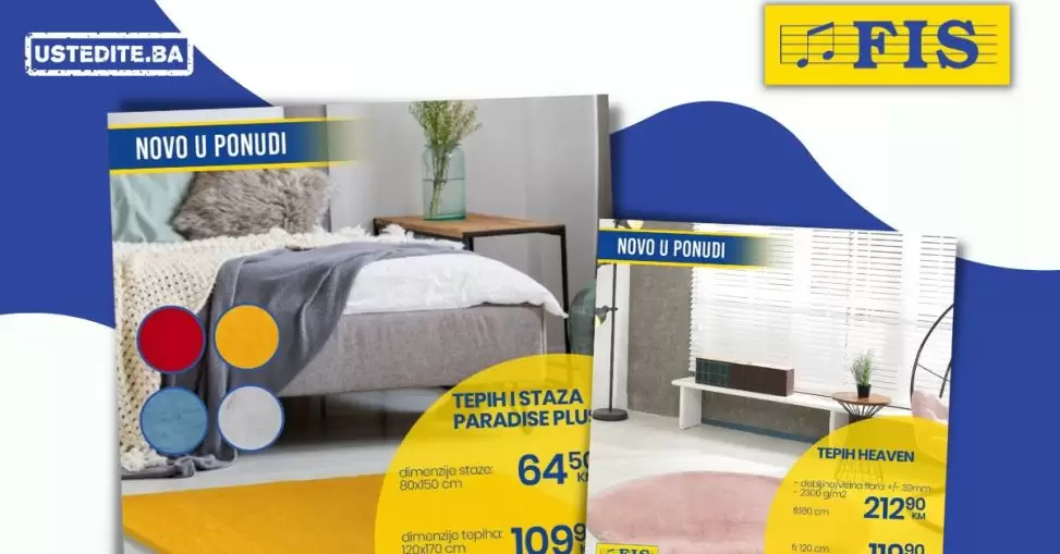TEPISI I STAZE Novo u Fis ponudi!