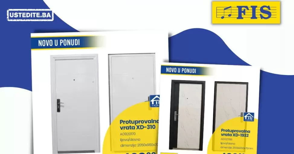 Novo u Fisu - PROTUPROVALNA VRATA
