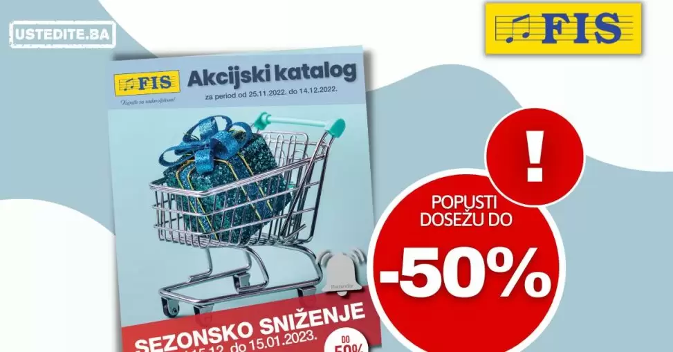 Fis katalog SNIŽENJE do 50% 25.11-14.12.2022.