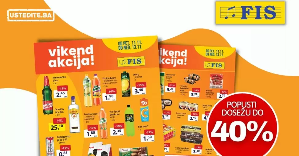 Fis vikend akcija 11-13.11.2022.