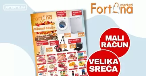 Fortuna vikend akcija 19-20.11.2022.
