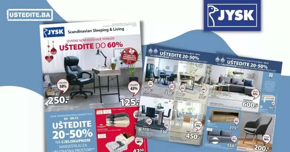 Jysk katalog NOVOGODIŠNJE SNIŽENJE 3-16.11.2022.