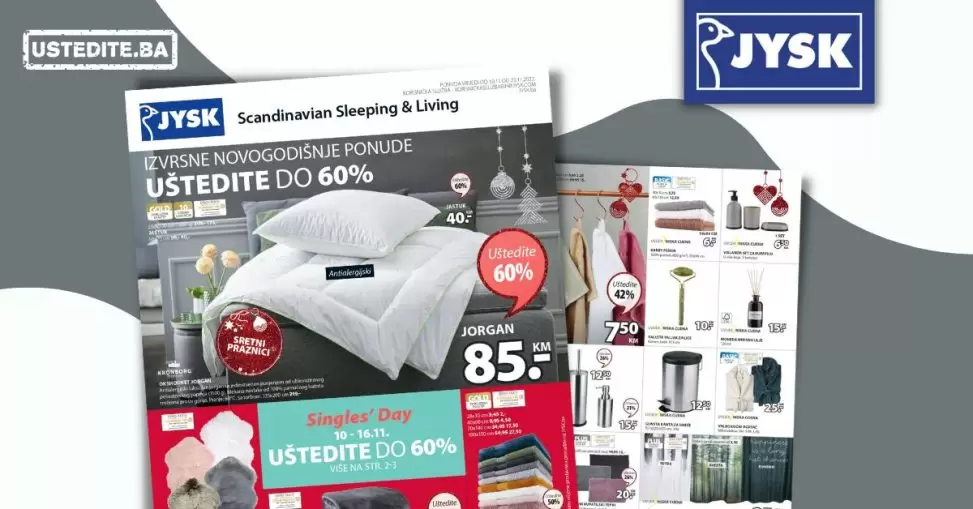 Jysk katalog SINGLES' DAY 10-23.11.2022.