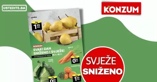 Konzum katalog SVJEŽA PONUDA 28-30.11.2022.