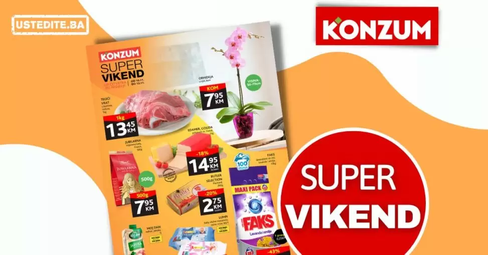 Konzum vikend akcija 10-13.11.2022.