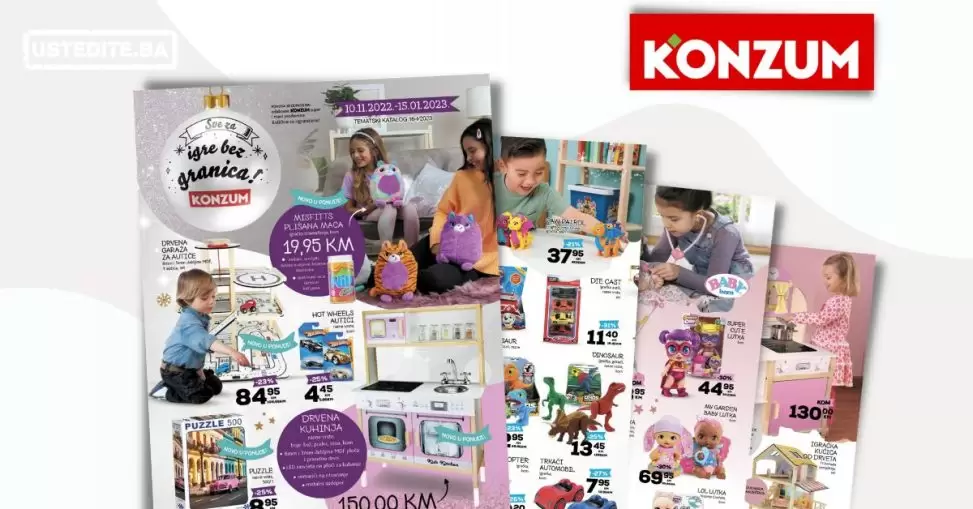 KONZUM katalog igračaka 10.11.2022-15.01.2023.