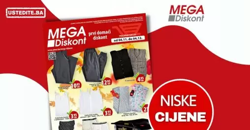 Mega Diskont SUPER AKCIJA 4.11-4.12.2022.