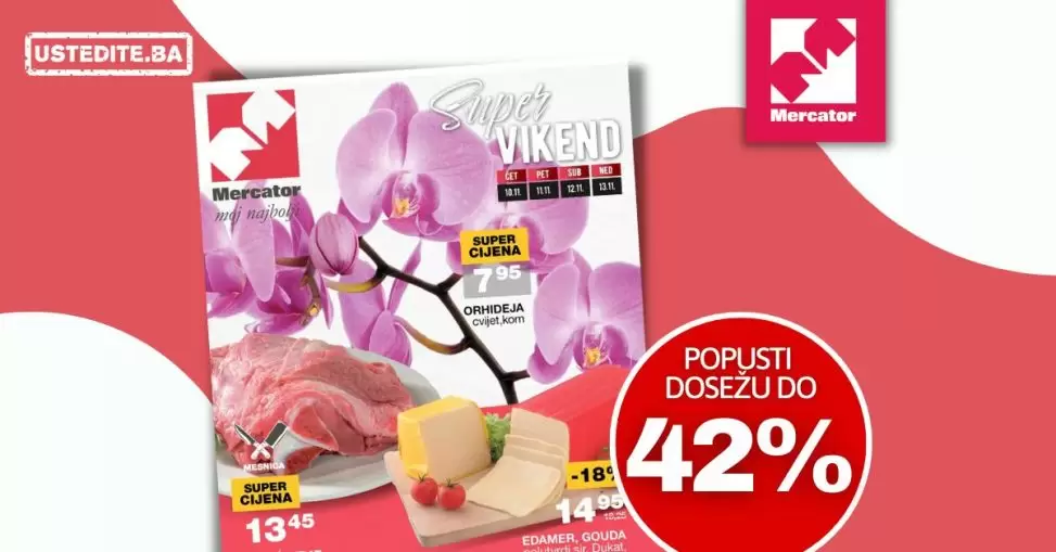 Mercator vikend akcija 10-13.11.2022.