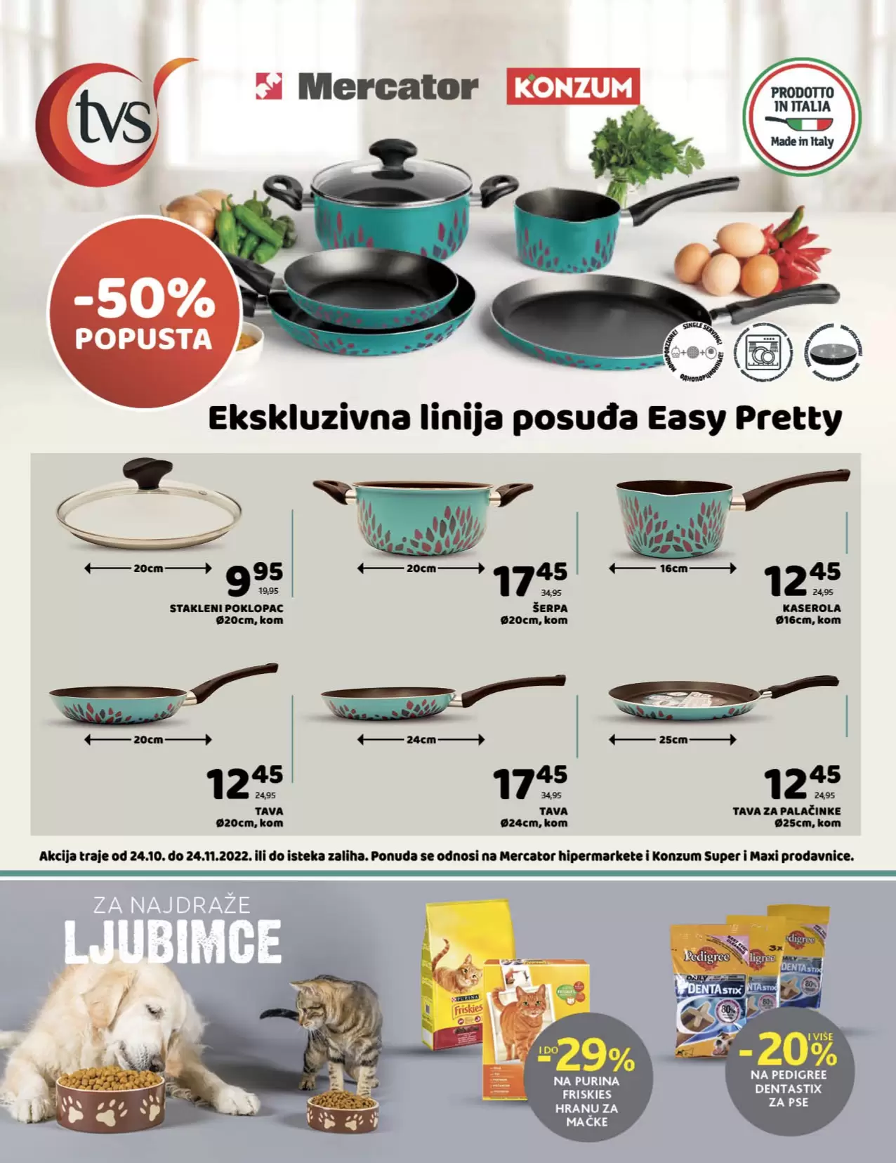 Konzum katalog SNIŽENJE do 50% - akcija 7-20.11.2022.