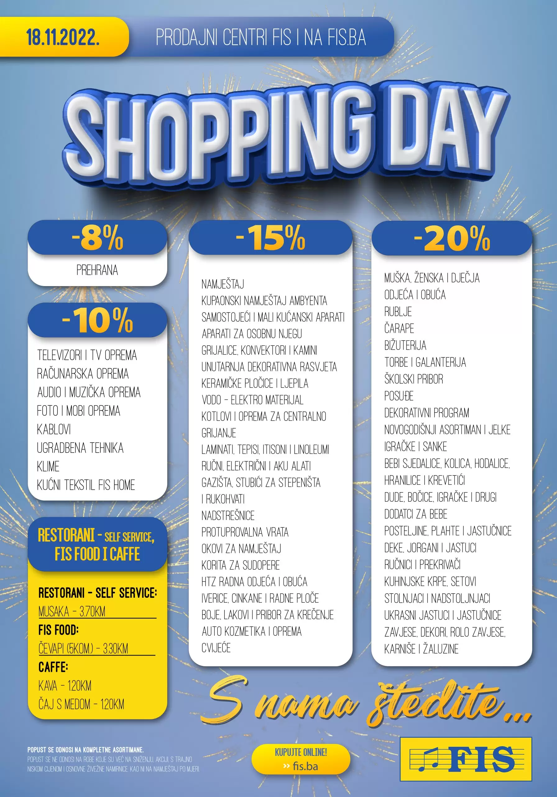 Fis SHOPPING DAY - novembar 2022