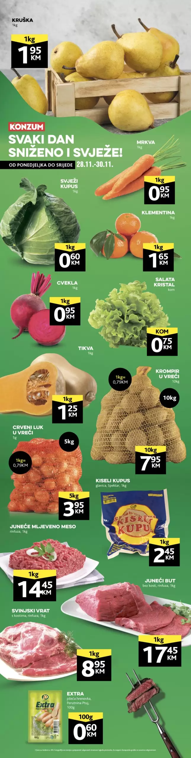 Konzum katalog SVJEŽA PONUDA 28-30.11.2022.