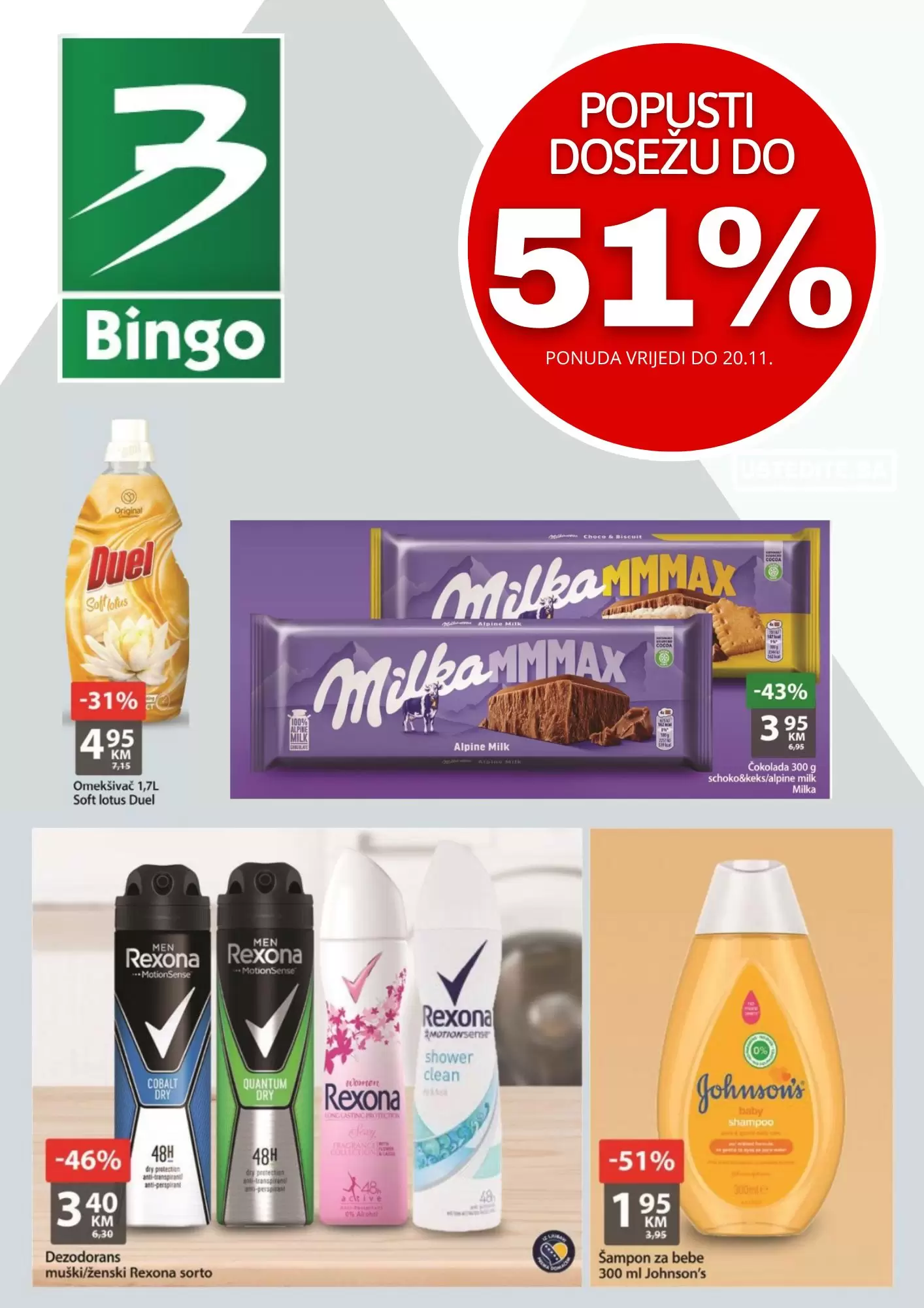 Bingo SNIŽENJE do 51% - akcija do 20.11.2022.