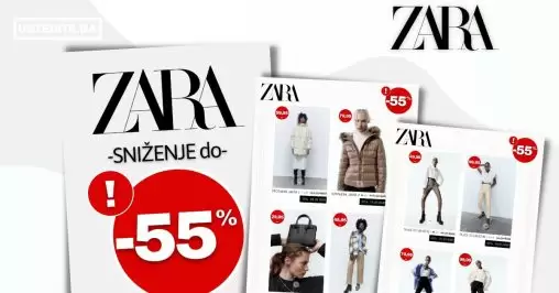 Zara BiH SNIŽENJE do 55% novembar 2022