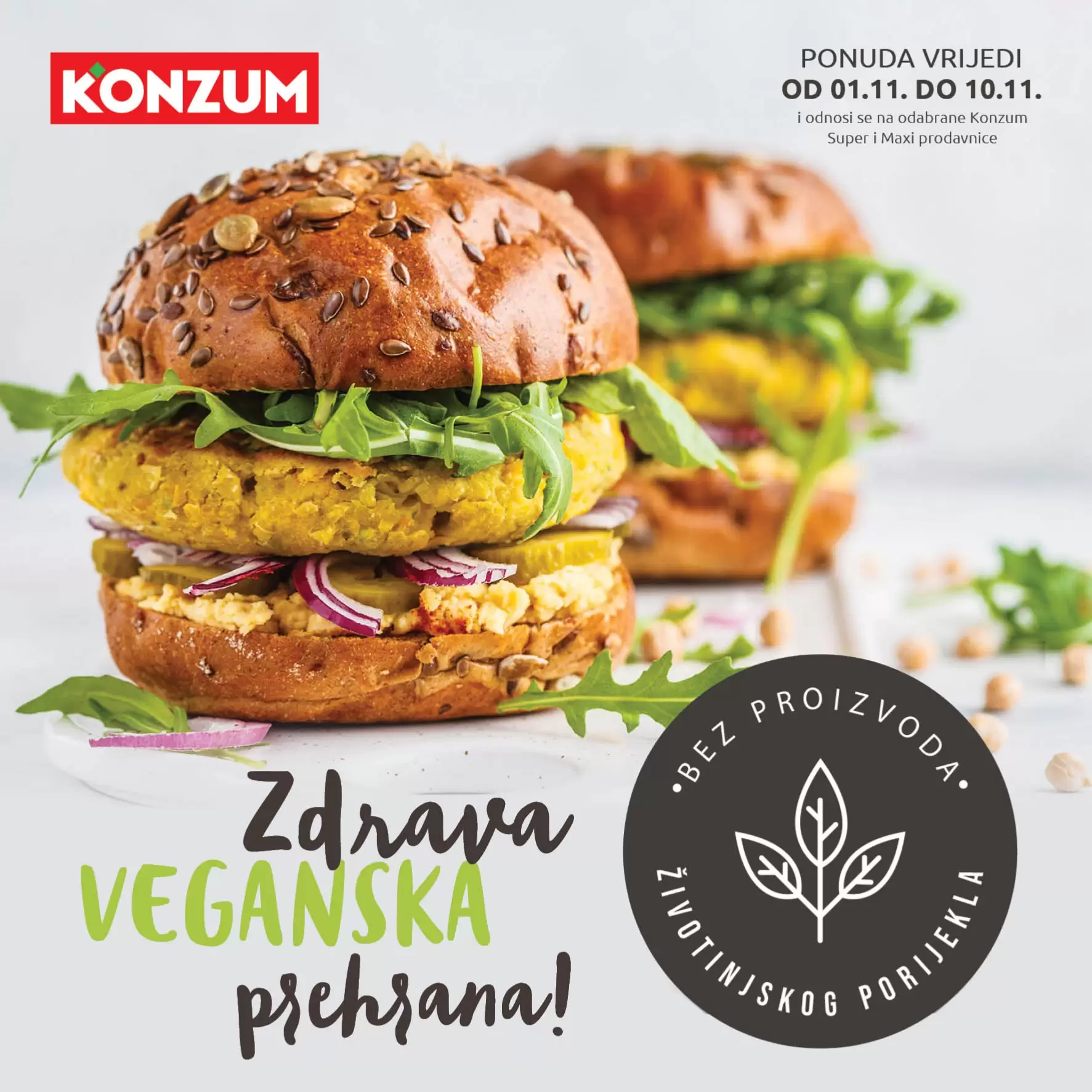 Konzum katalog Zdrava veganska prehrana 1-10.11.2022