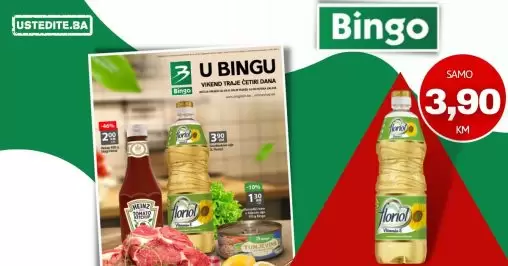 Bingo vikend akcija ➤ Floriol ulje 3,90 KM - sniženje 24-27.11.2022.